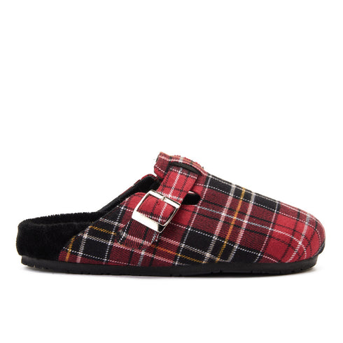 Snuggs Clogs Red x Black Checkered